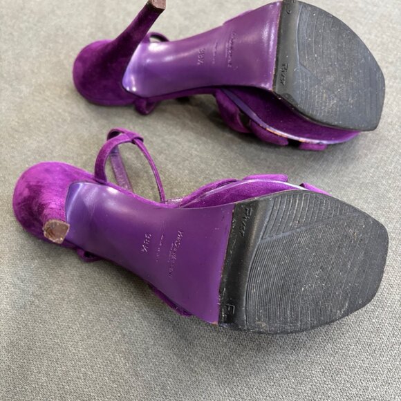 Yves Saint Laurent Rive Gauche, size 8.5 , Platform size: 1.5 - Picture 7 of 10